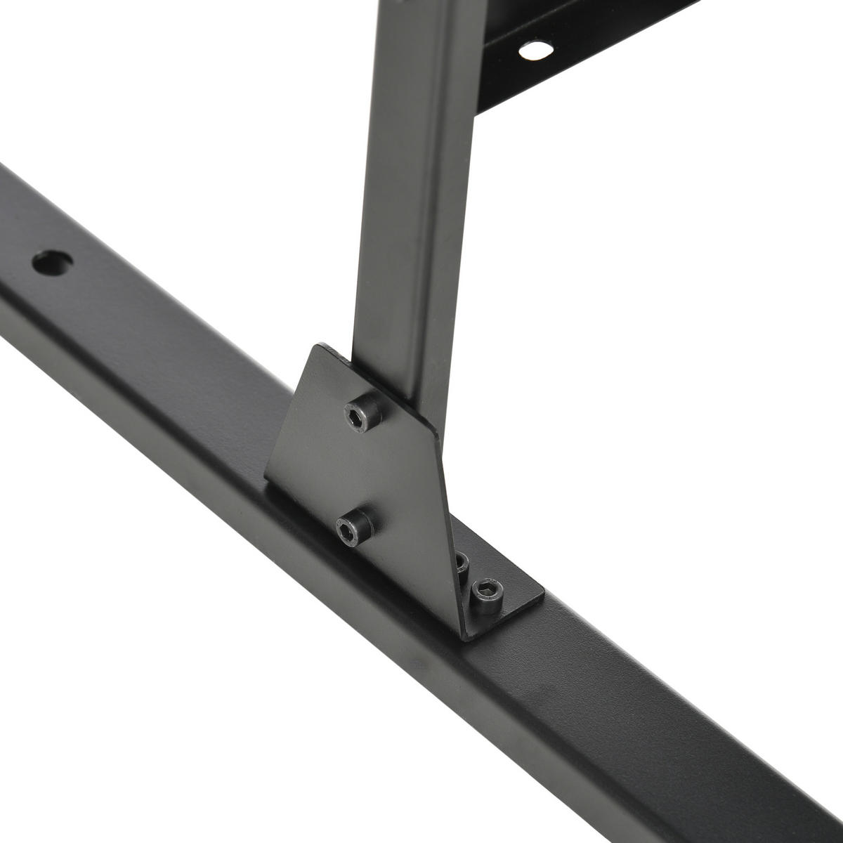 GARTENSICHTSCHUTZ, Stahl, Schwarz - Schwarz, Metall (45/198cm) - Outsunny