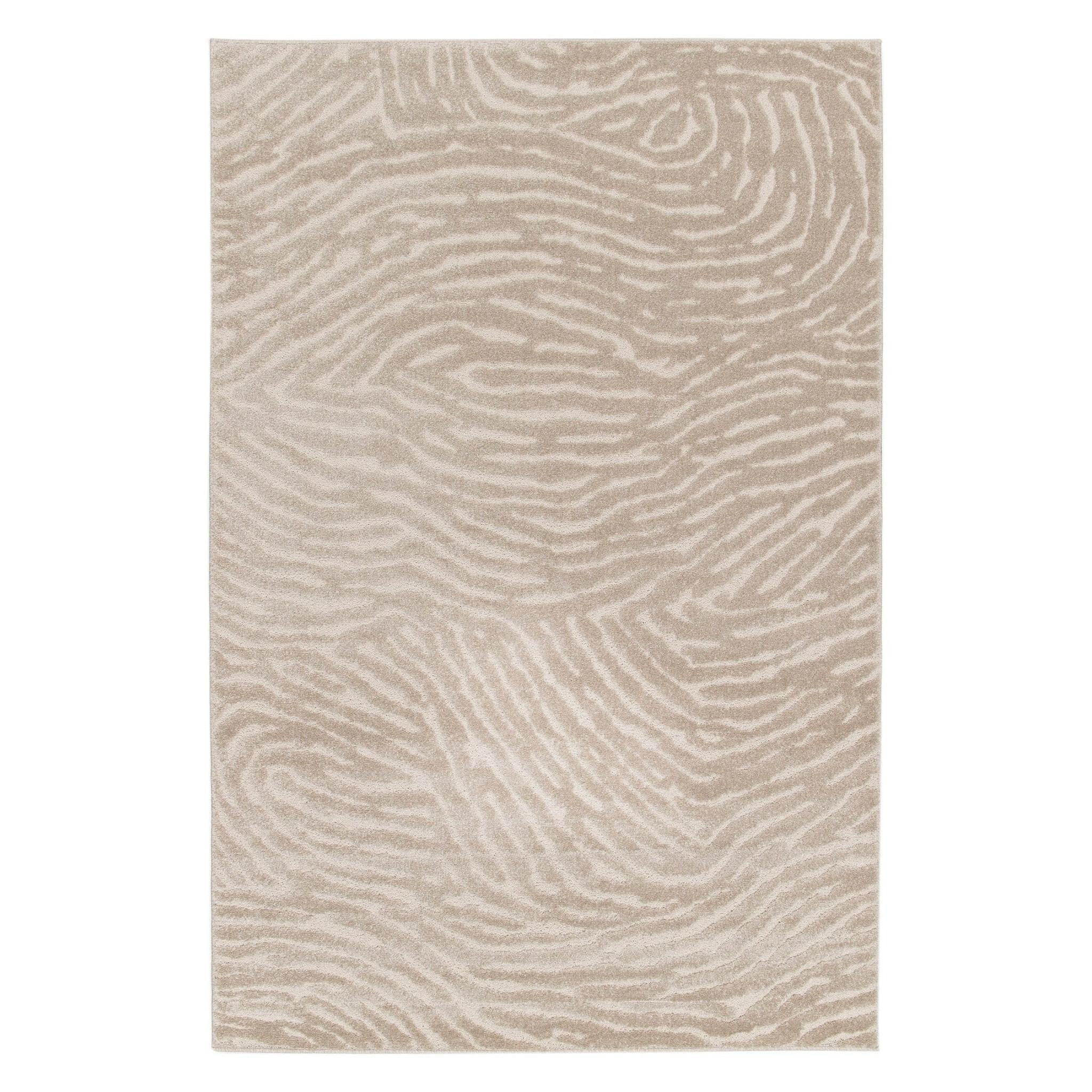 TEPPICH ultrafein mit Skulptureffekt beige - Beige, Textil (120/170cm) - AFK Living