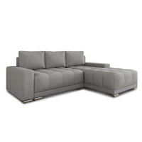 ECKSOFA Pavo - Grau, Holz/Textil (255/180cm) - Sofnet