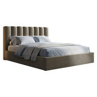 POLSTERBETT Nox - Naturfarben/Braun, Holzwerkstoff/Textil (180/200cm) - MIRJAN24