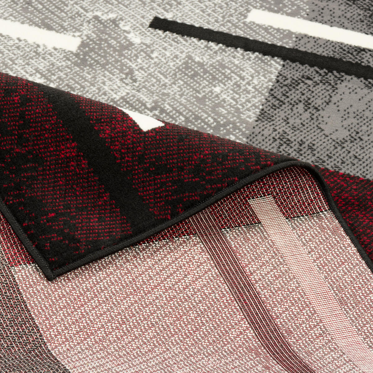 TEPPICH MODERN TRENDLINE KARO - Schwarz, Textil (80/150cm) - Pergamon