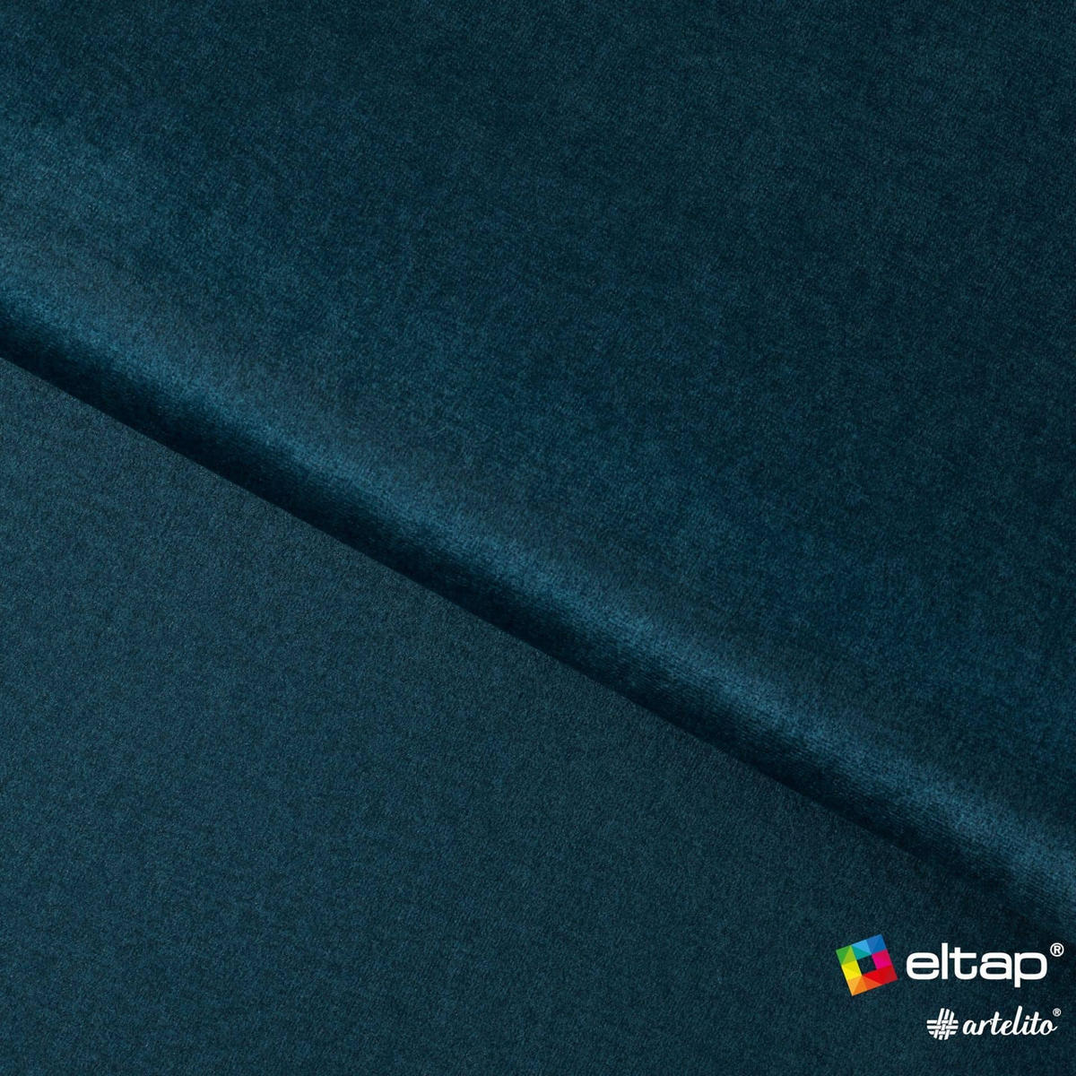 WOHNLANDSCHAFT mit Sitztiefenverstellung, wasserabweisender Nube-Stoff der Spitzenklasse - Schwarz/Dunkelblau, Textil/Metall (350/77/210cm) - Eltap