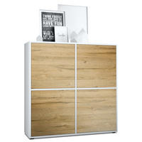 HIGHBOARD Cuba Türen in Eiche Natur - Eichefarben, Holzwerkstoff (104/105.5/35.5cm) - Vladon