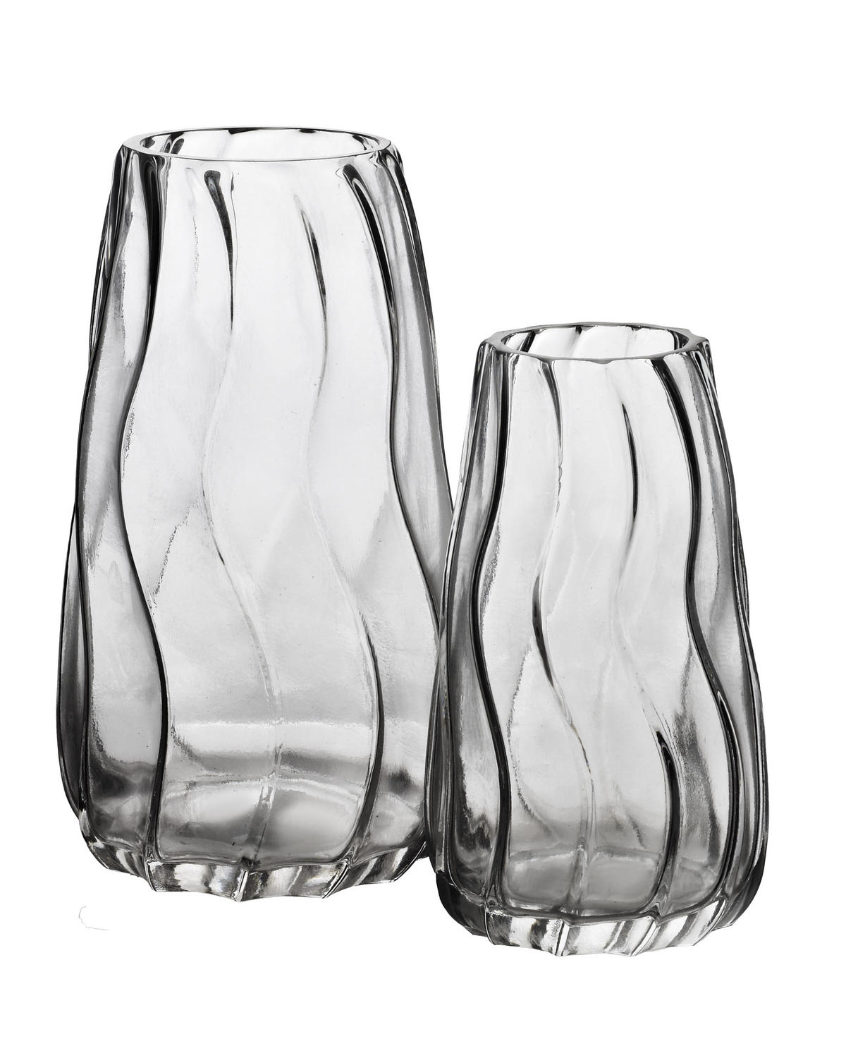 VASE Serenite Glas - Transparent, Glas (27cm) - Mondex