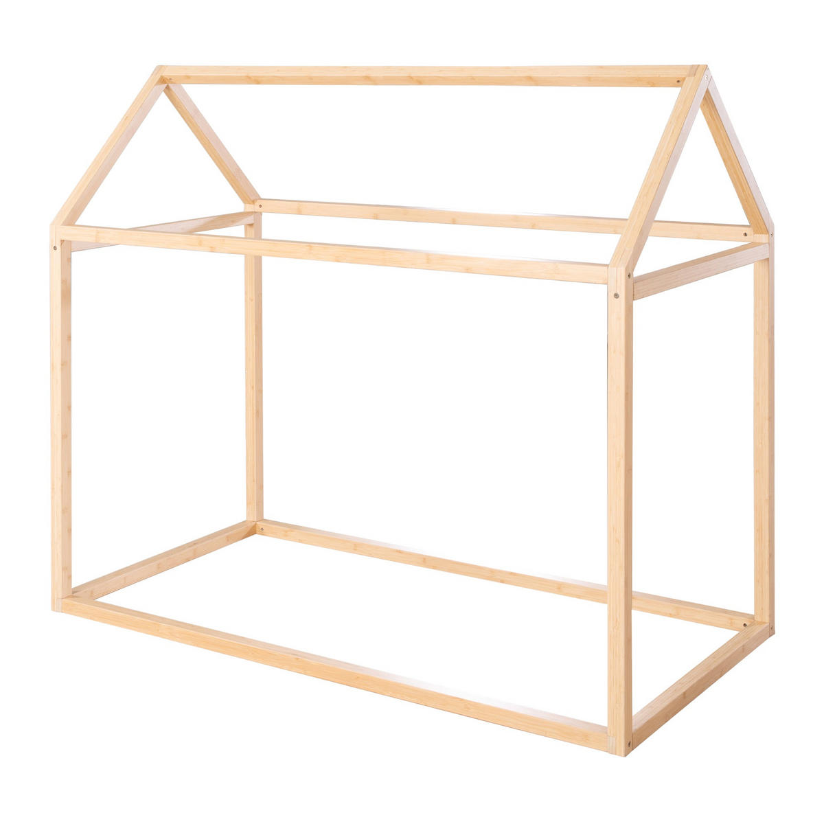 HAUSBETT 70 x 140 cm Montessori Bambus - Naturfarben, Holzwerkstoff (70/140cm) - Roba