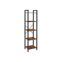 BÜCHERREGAL - Braun, Holzwerkstoff (30/146/40cm) - Hansiro