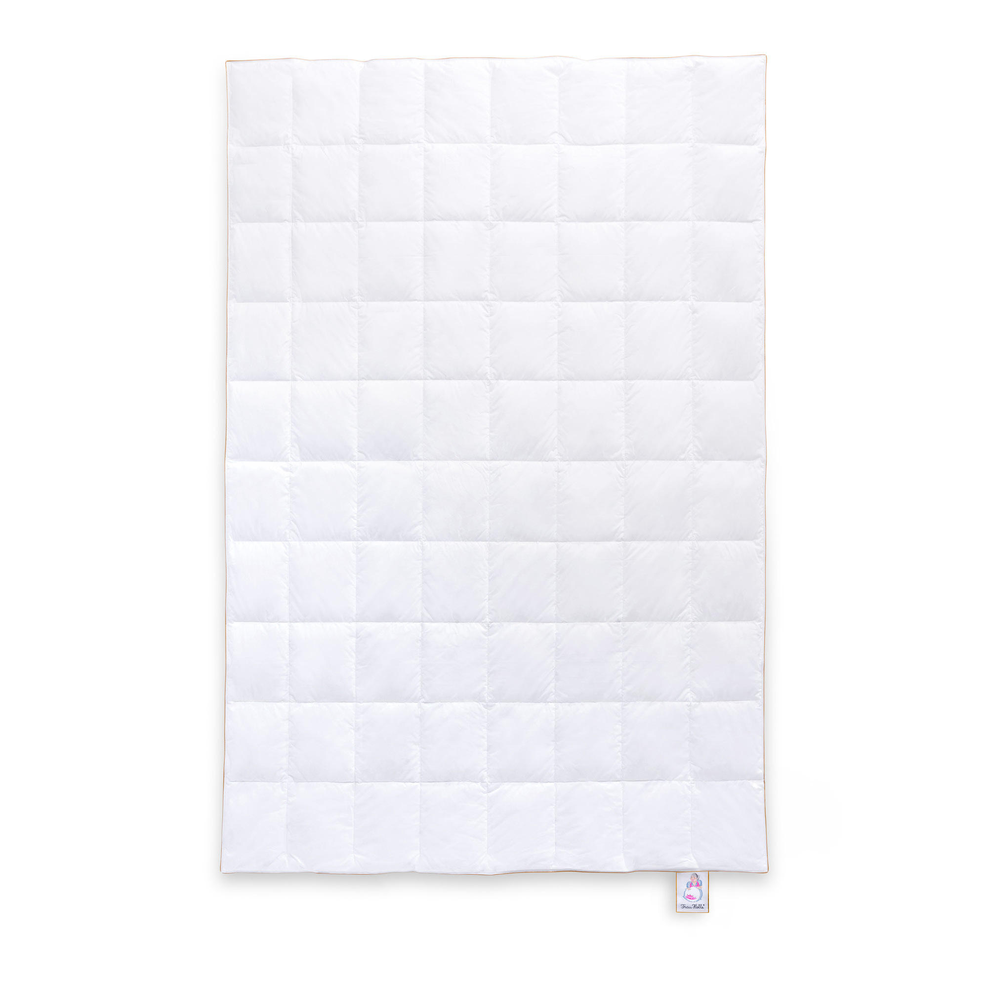 SOMMERBETTDECKE PRIMA Gänsedaunen leicht - Weiß, Naturmaterialien/Textil (135/200cm) - Frau Holle