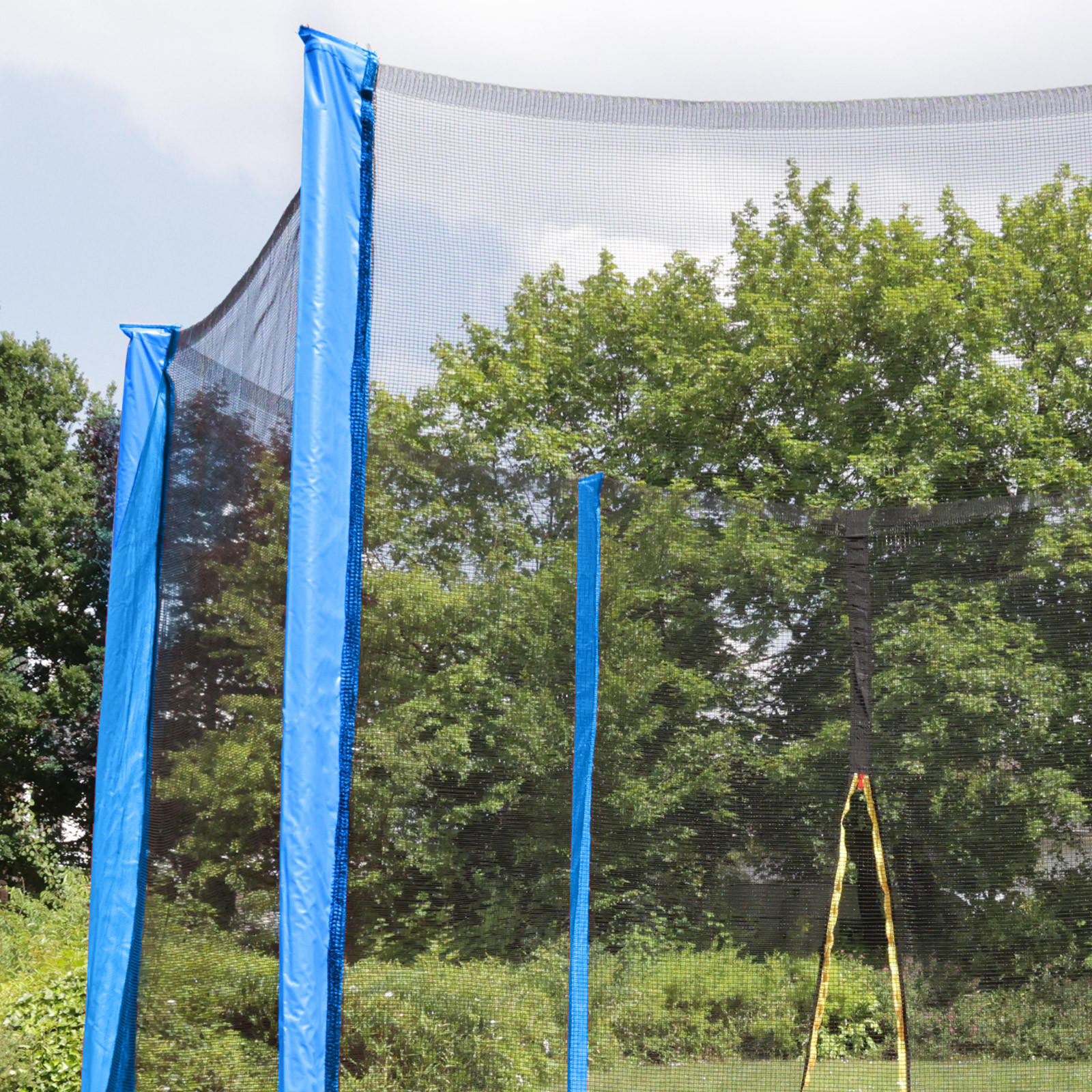 SICHERHEITSNETZ Trampolin 244 cm Blau - Blau, Kunststoff (244/244cm) - JAWINIO