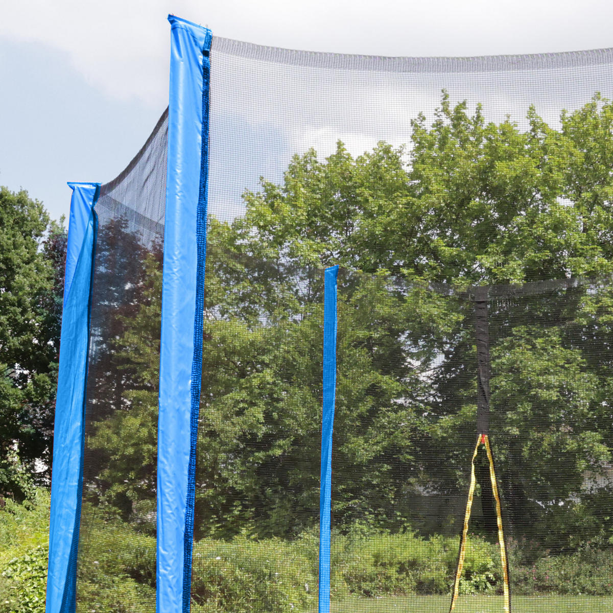 SICHERHEITSNETZ Trampolin 244 cm Blau - Blau, Kunststoff (244/244cm) - JAWINIO