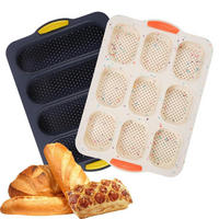 BACKFORM Silikon 2-teiliges Set Grau & Beige 33,5 x 23,5 cm - Grau, Kunststoff (23.5/2.5/33.5cm)