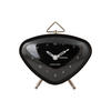 WECKER Triangle 11.4/11.4/9.3 cm - Schwarz, Metall (11.4/9.3/11.4cm) - Karlsson