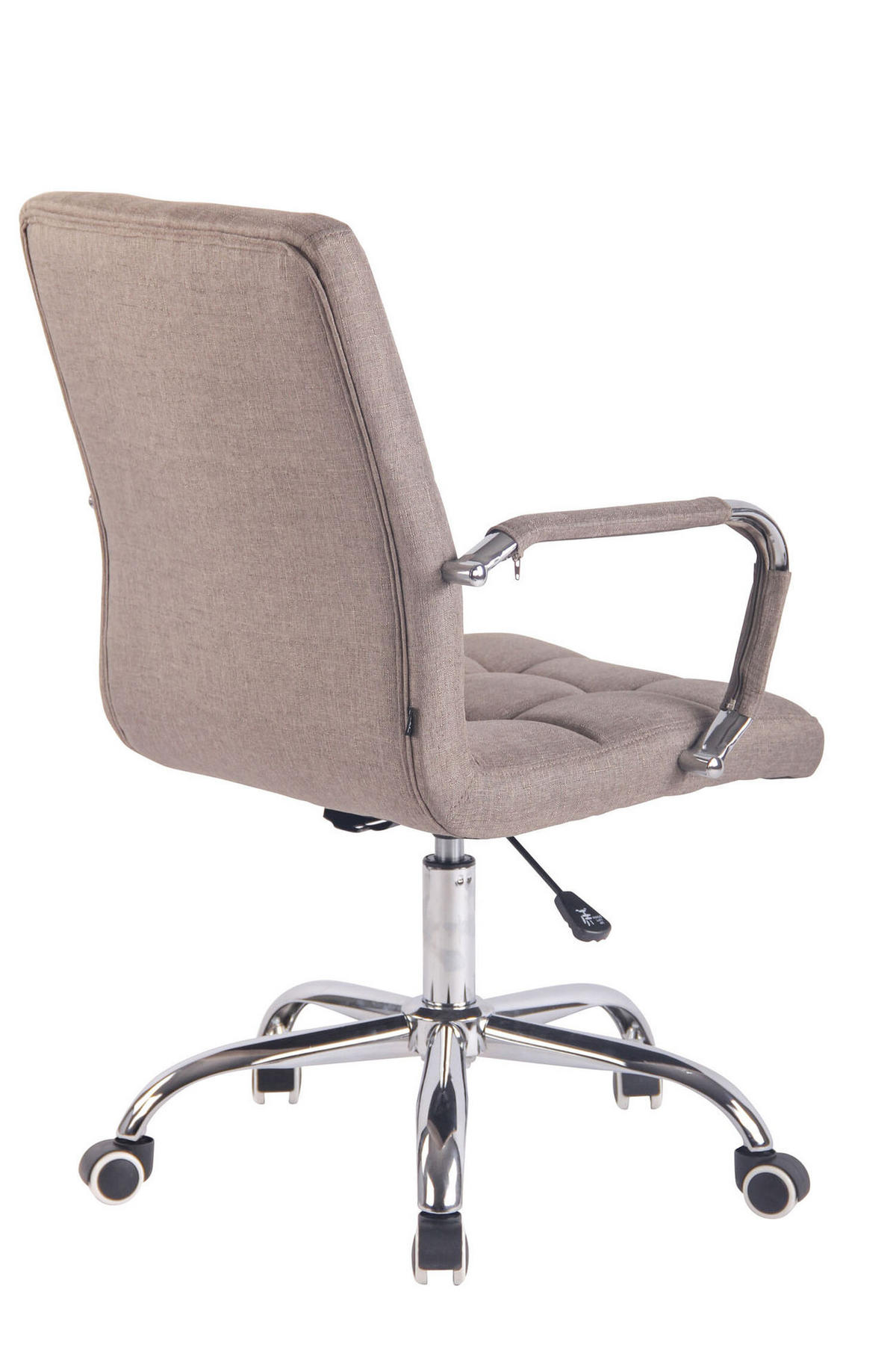 BÜROSTUHL Deal, Stoff Taupe - Taupe, Textil/Metall (56/104/62cm) - TPFLiving