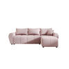 ECKSOFA MOLISA L Cosmic 14 Rechts mit Schlaffunktion - Rosa, Textil (245/145cm) - Bedante