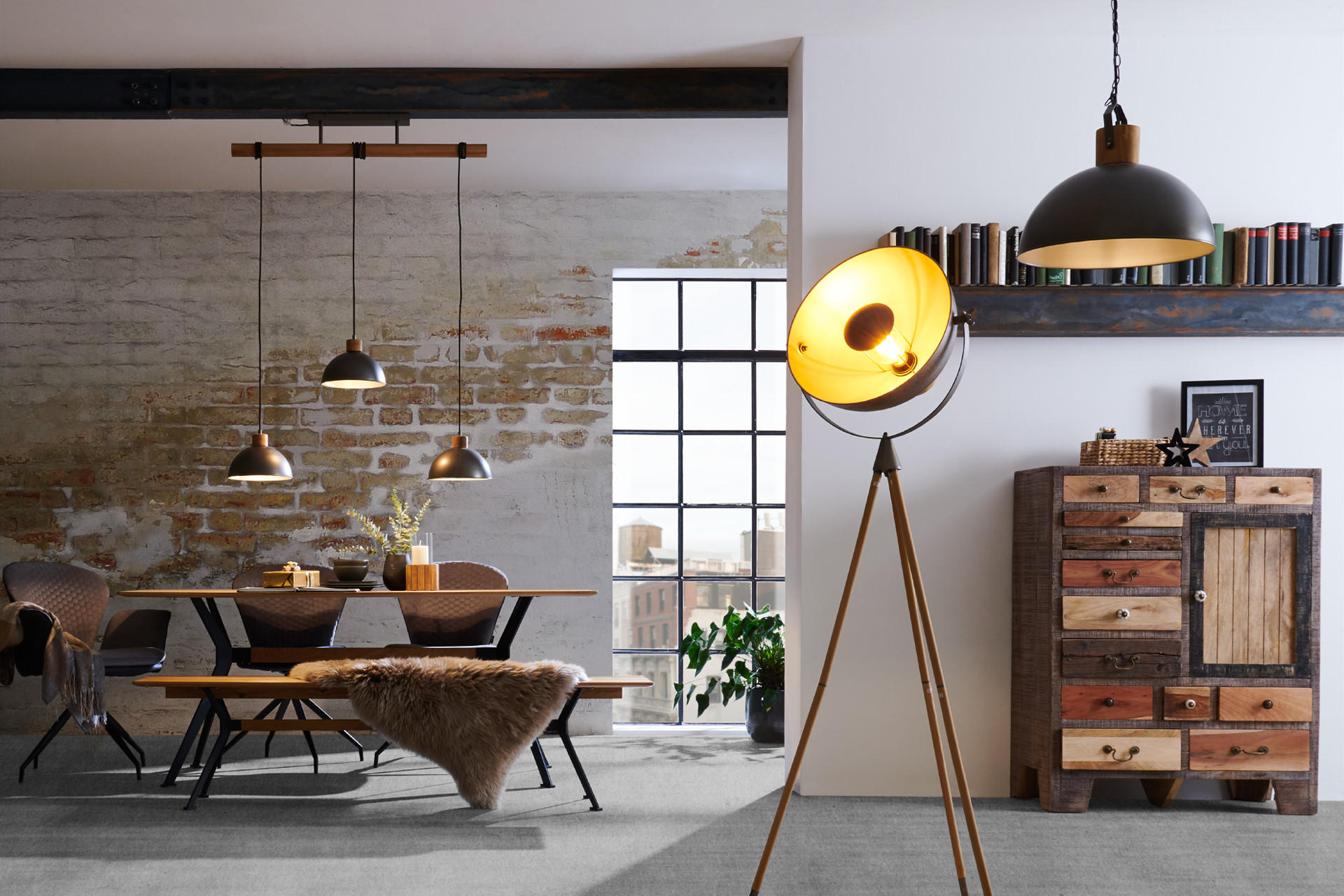 Světla v industriálním stylu