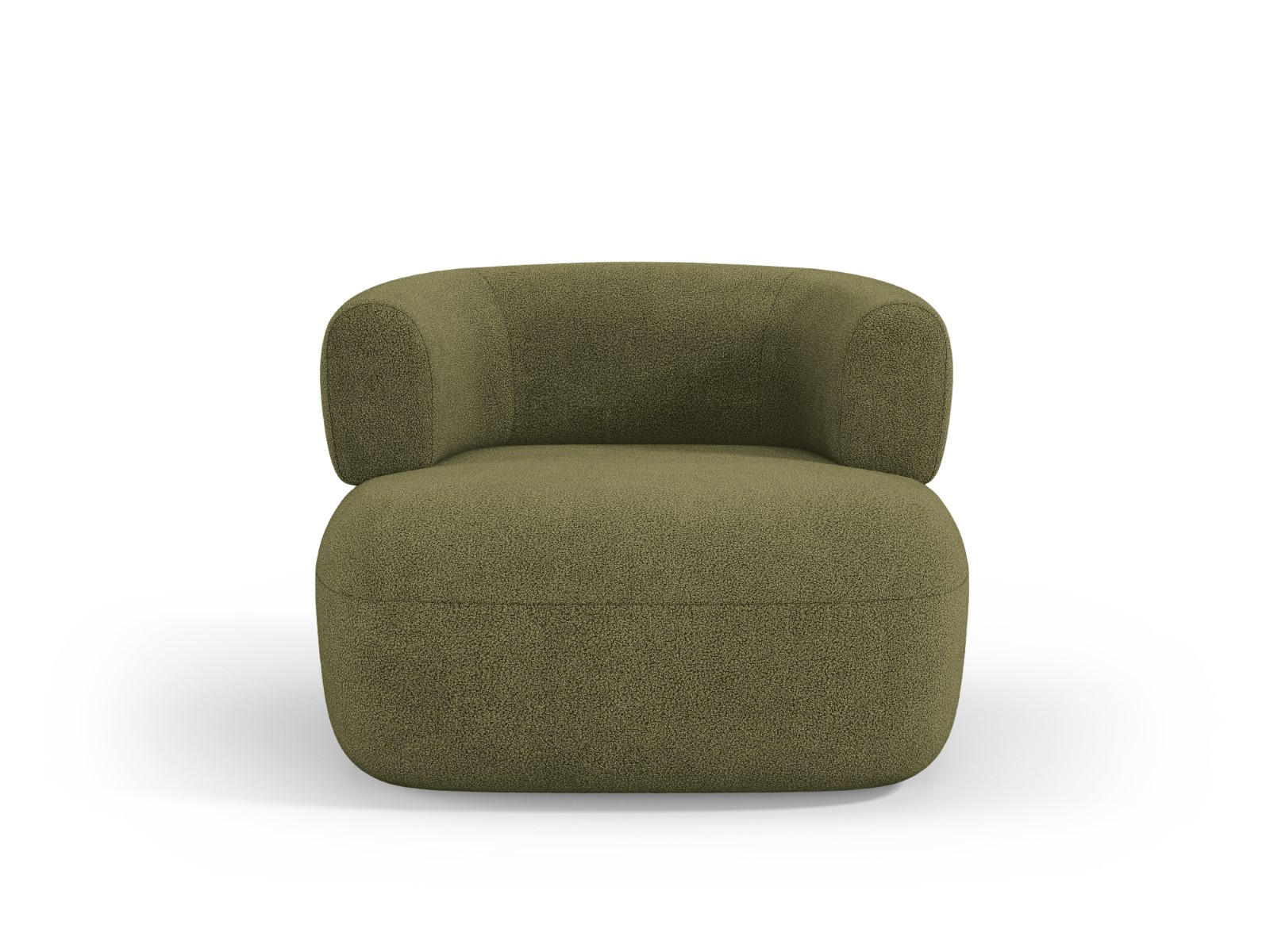 SESSEL Jenny aus Boucle grün - Grün, Textil (88/73/90cm) - Micadoni