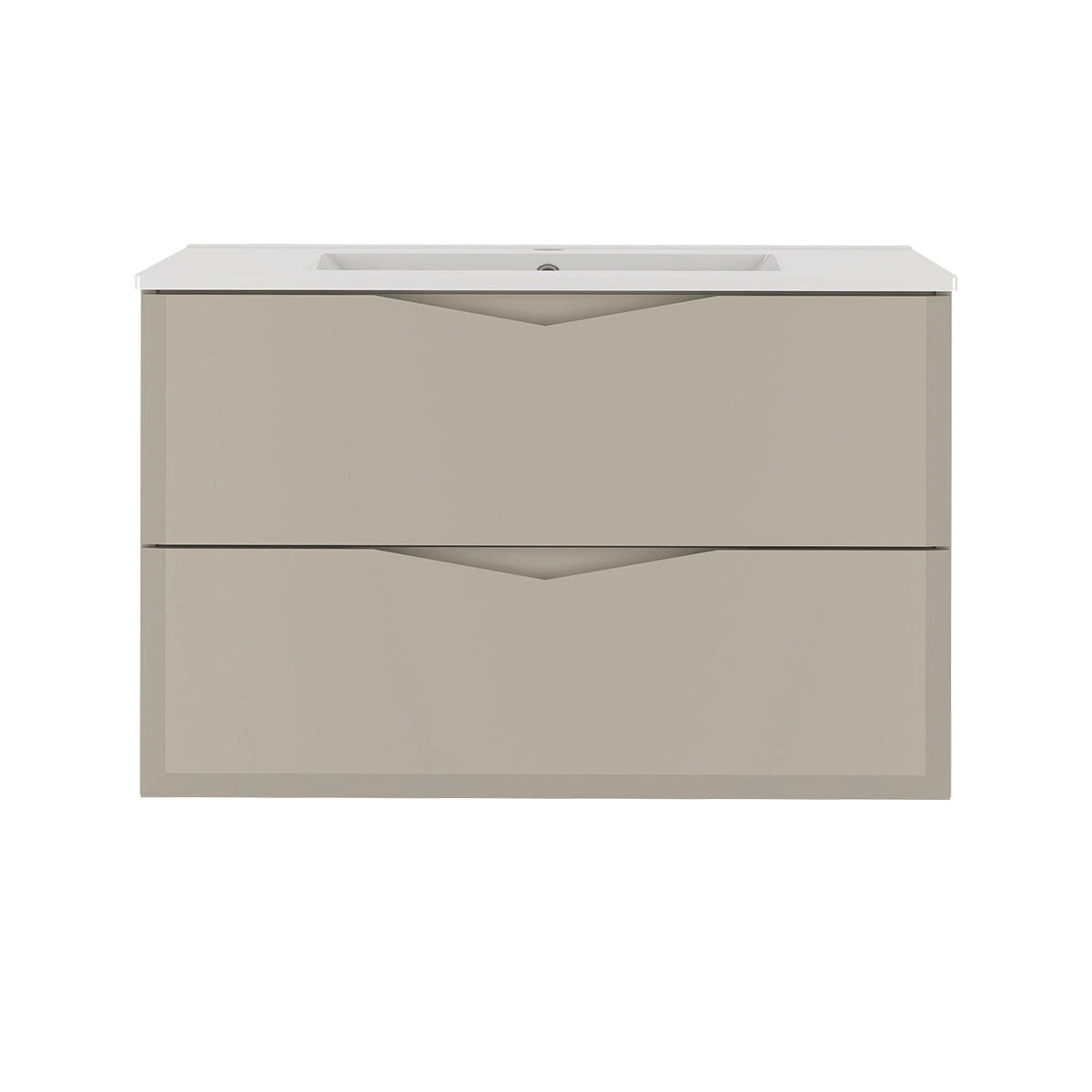 WASCHTISCH 80cm Ellie Kaschmir - Beige, Holzwerkstoff (80/50/45.8cm) - Petits-meubles