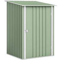 GARTENHAUS aus verzinktem Stahl mit Tür 100 x 104 x 160 cm ,hellgrün - Grün, Metall (100/160/104cm) - Vallsero