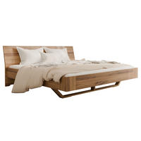 SCHWEBEBETT 180/220 cm aus Wildeiche - Braun, Holz (180/220cm) - MeinMassivholz