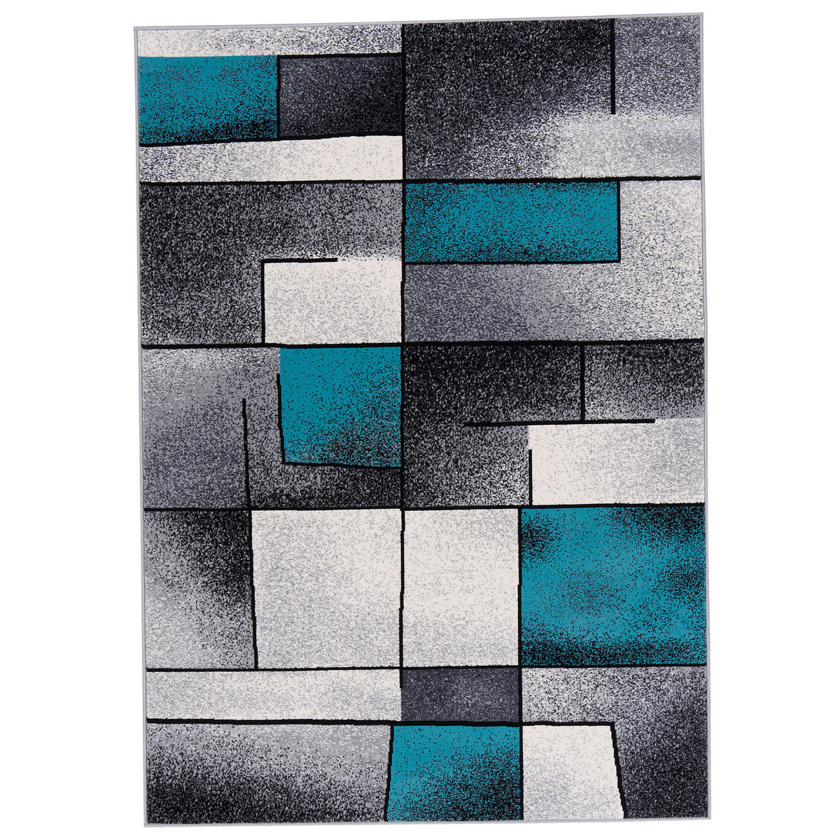 DESIGNER TEPPICH BRILLIANT FANTASY - Türkis, Textil (140/200cm) - Pergamon