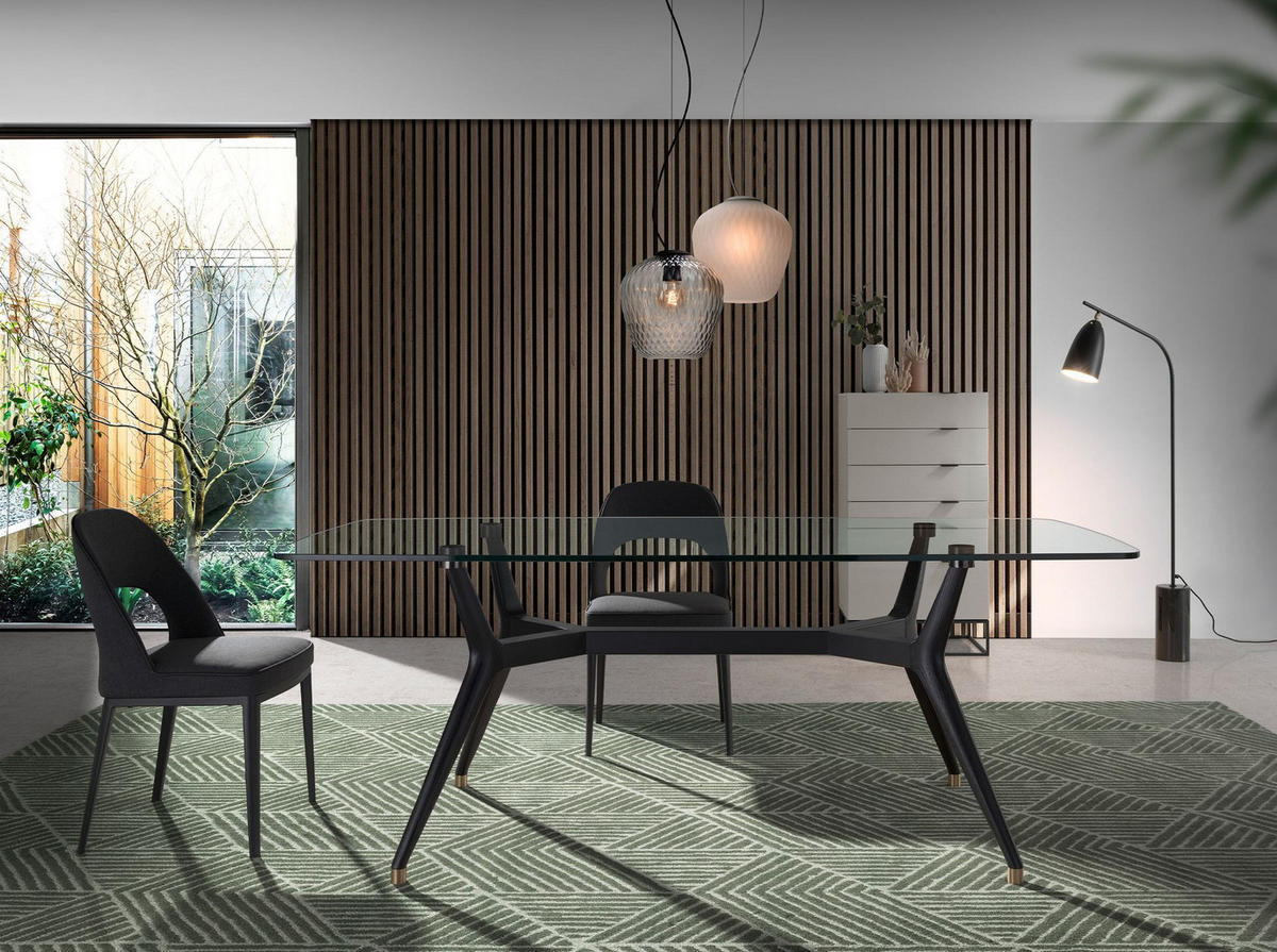 STELEUCHTE Stehleuchte aus schwarzem Marmor und schwarzem Stahl 62/15/147 cm - Schwarz, Metall (15/62/147cm) - ANGEL CERDA