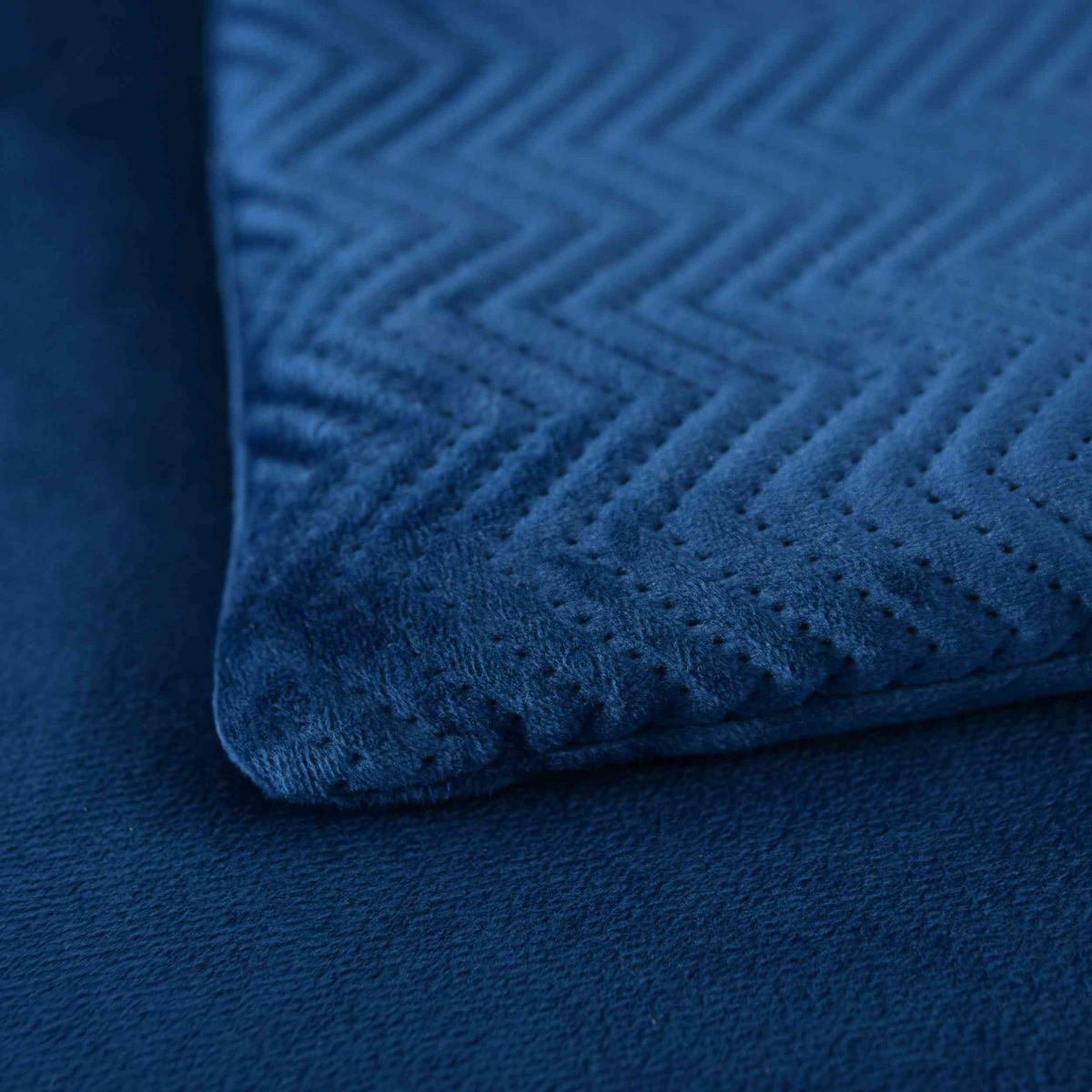 DEKOKISSEN Greta 45x45 cm Blau - Blau, Textil (45/45cm)