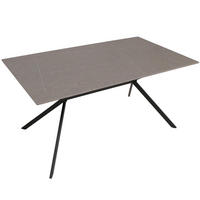 ESSZIMMERTISCH eckig Grau - Grau, Stein (90/160/76cm) - MCW