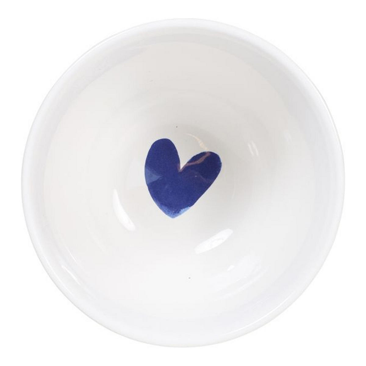 SCHALE Diamant in Blau - 14cm - Blau, Keramik (14.3/9/14.3cm) - Blond Amsterdam