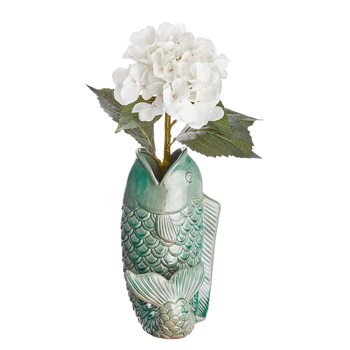 VASE Koi - Grün, Keramik (26cm) - Butlers