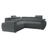 ECKSOFA Boston Maxi - Chromfarben/Grau, Holz/Textil (260/260cm) - MIRJAN24