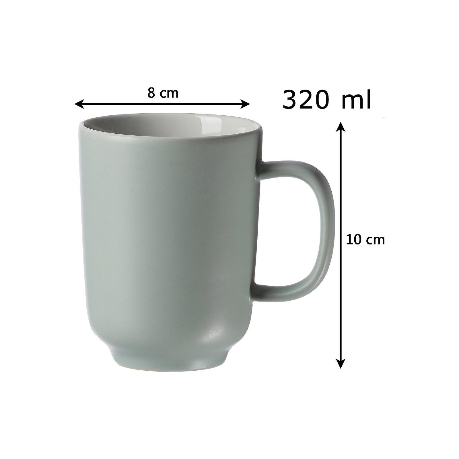 FRÜHSTÜCKSSET Jasper Mint 16er Set - Mintgrün, Keramik (1/1/1cm) - Ritzenhoff Breker
