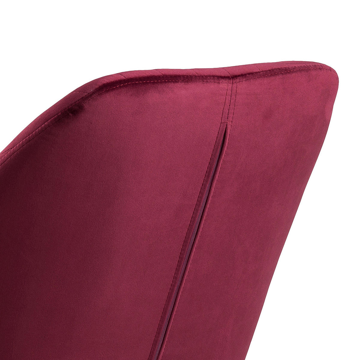 ARMLEHNENSTUHL - Textil / Massivholz - Eichefarben/Bordeaux, Eichenholz/Holz (57/83/61cm) - home24