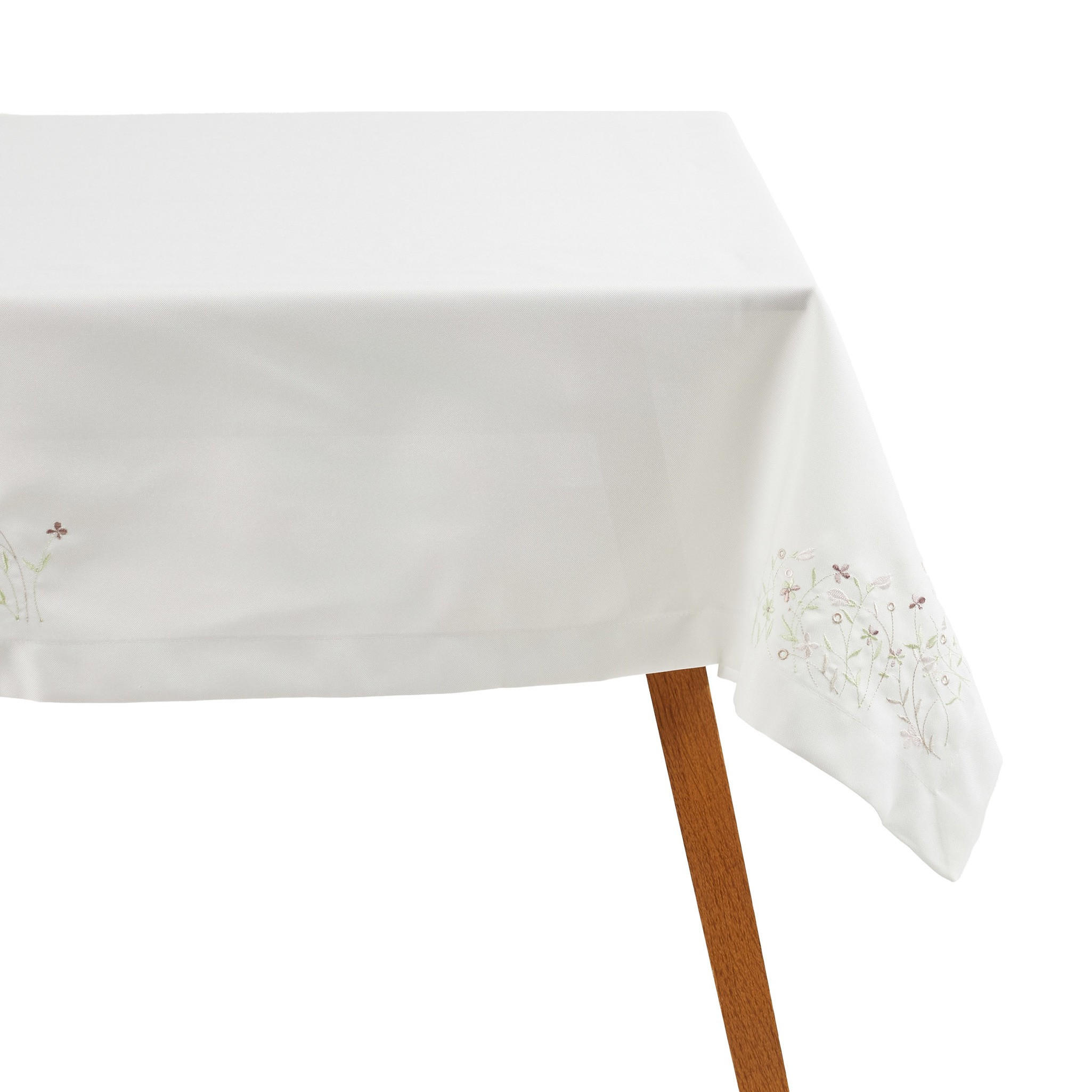 TISCHDECKE Pineli - Weiß, Textil (220/150/1cm) - home&you