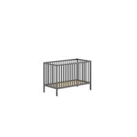 BABYBETT Kara-lynn 124x84x65 aus Massivholz in Buche Anthrazit - Anthrazit, Holz (60/120cm) - 58aufmkessel