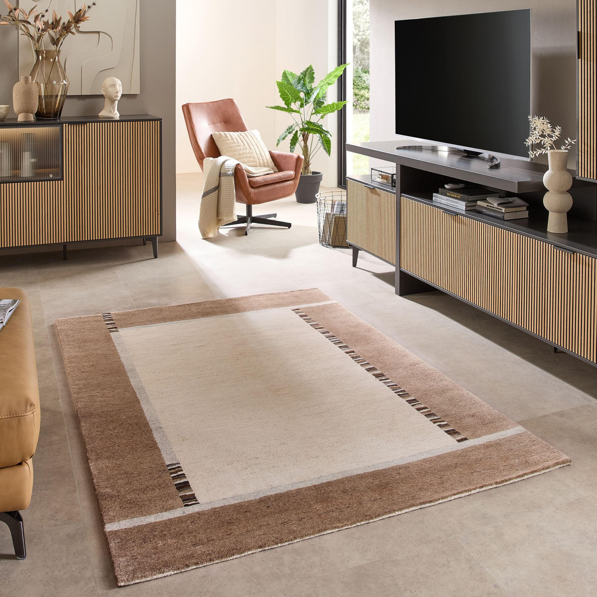 WOLLTEPPICH Heaven 250x350 cm - Beige, Textil (250/350cm) - Natur Pur