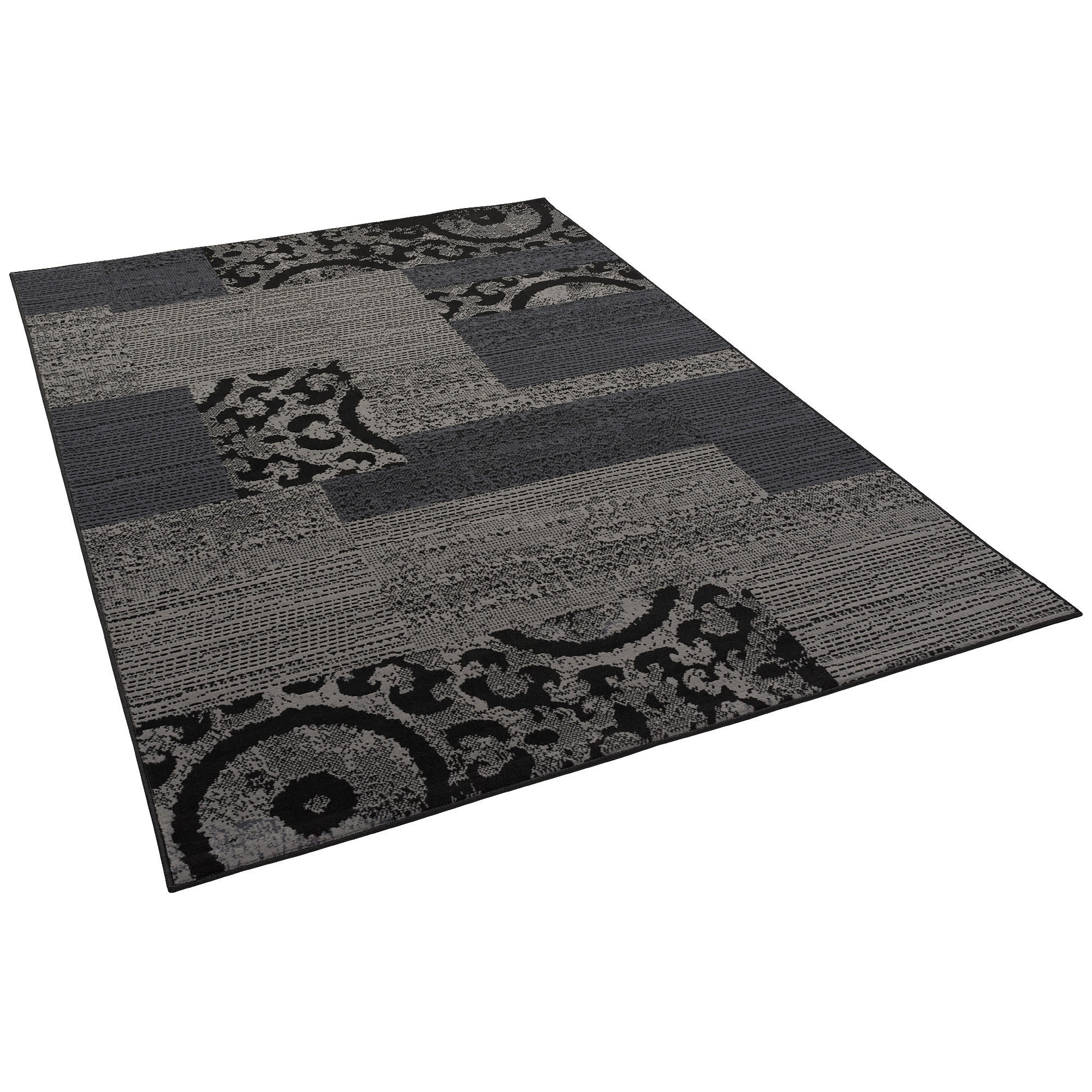 Thumbnail - Pergamon Teppich, Grau, Textil, 80x150 cm, Teppiche & Böden, Teppiche