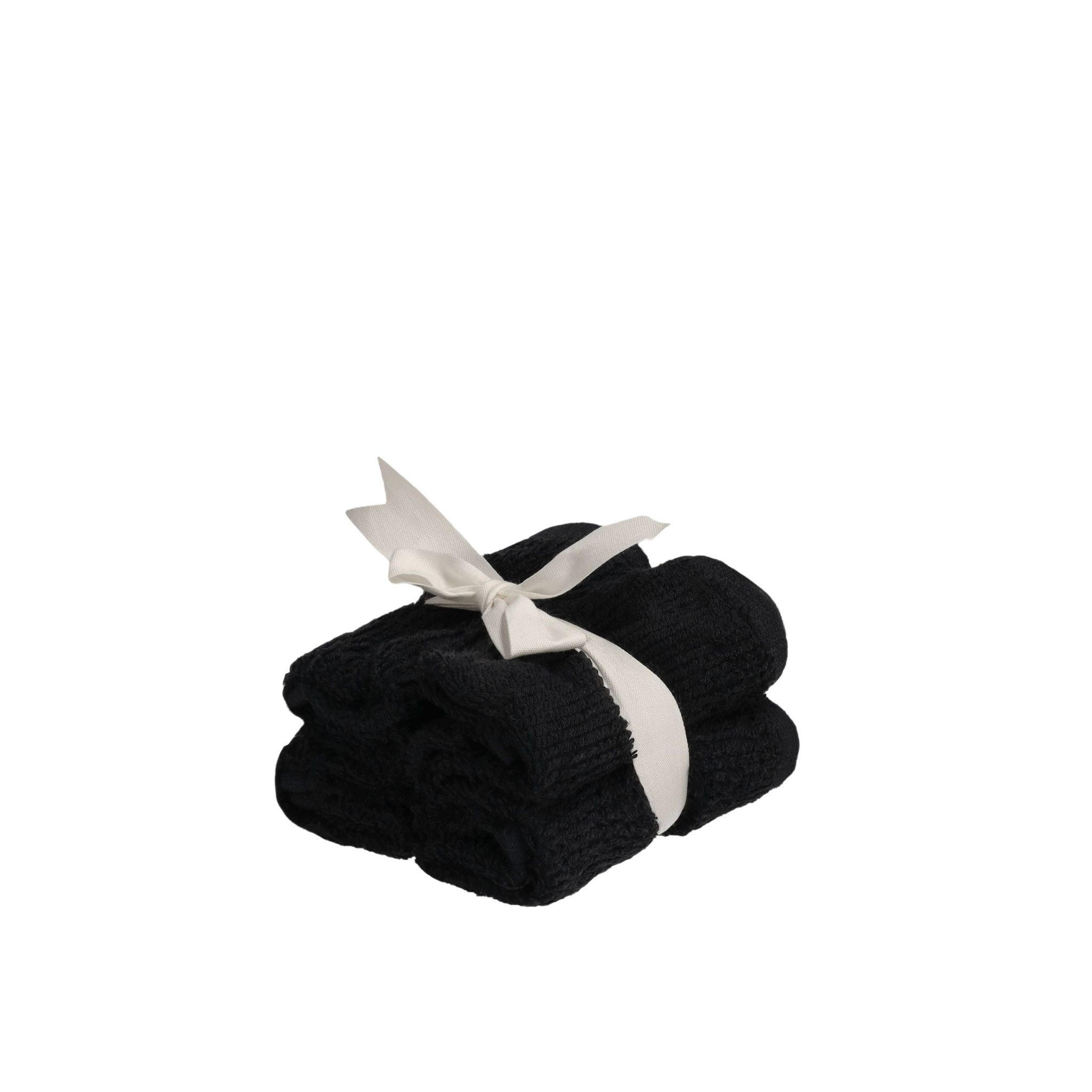 KÜCHENHANDTUCH-SET Simpli - Schwarz, Textil (20/20cm) - home&you