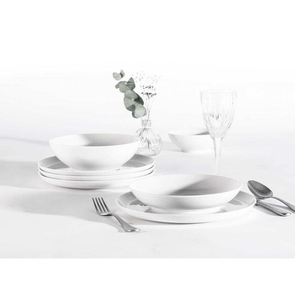 Thumbnail - Seltmann Weiden Tafelservice, Weiß, Keramik, Rund, 32.3x23.5x32.3 cm, Essen & Trinken, Geschirr, Geschirr-Sets