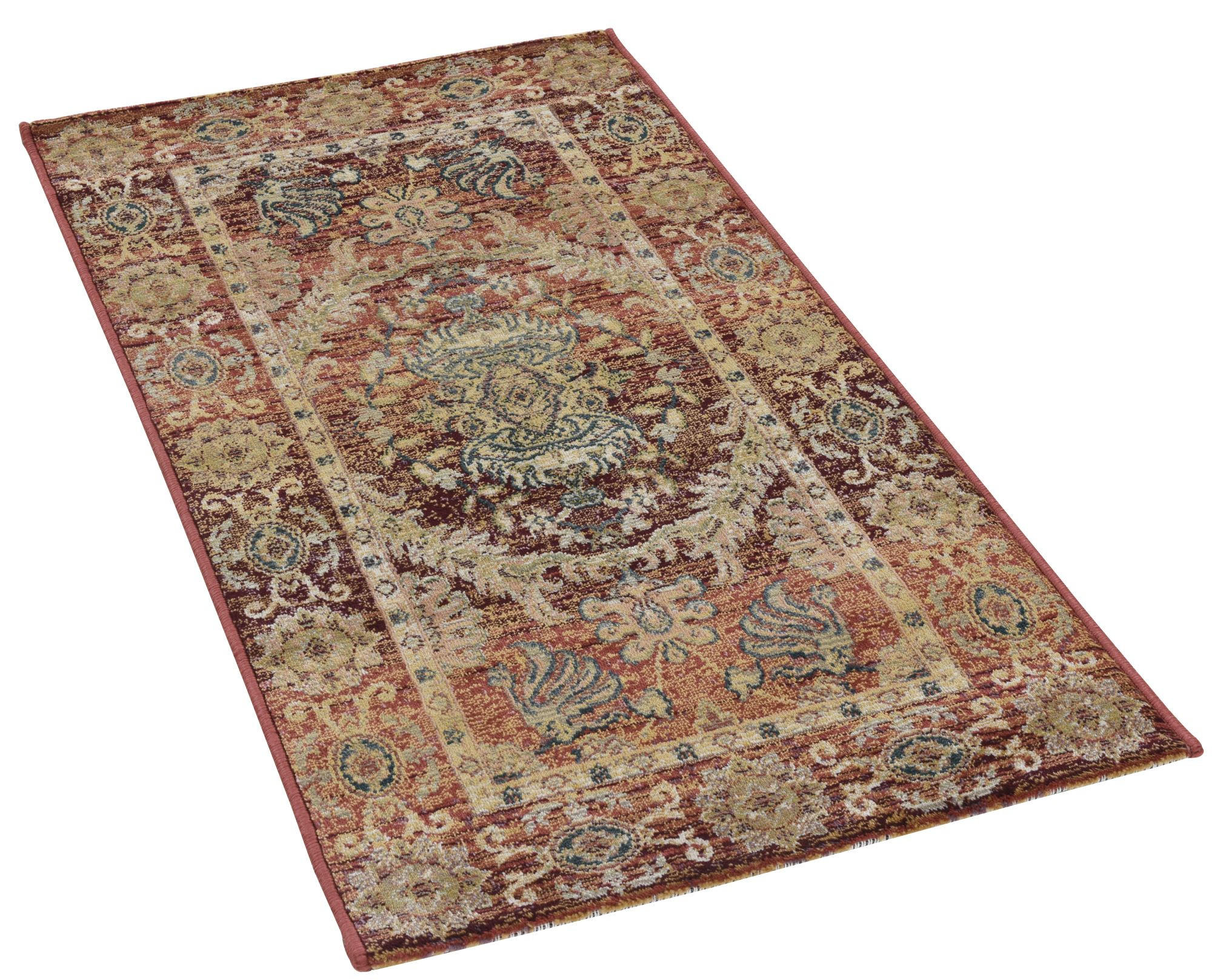 WEBTEPPICH Gabiro 3070 240x340 cm - Rostfarben, Textil (240/340cm) - THEKO