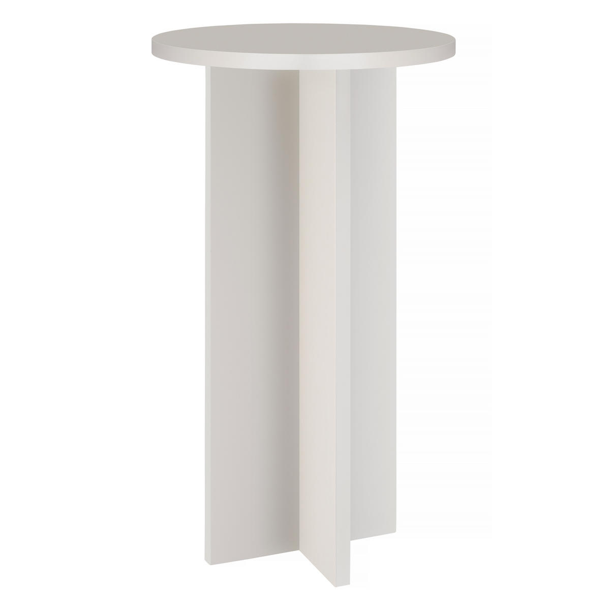 HOCHTISCH rund 60 cm Taupe CHINCHIN - Taupe, Holzwerkstoff (60/105/60cm) - RNT By Really Nice Things