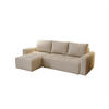 ECKSOFA Noha In Now Or Never - Beige, Holzwerkstoff/Textil (231/142cm) - Fun Möbel
