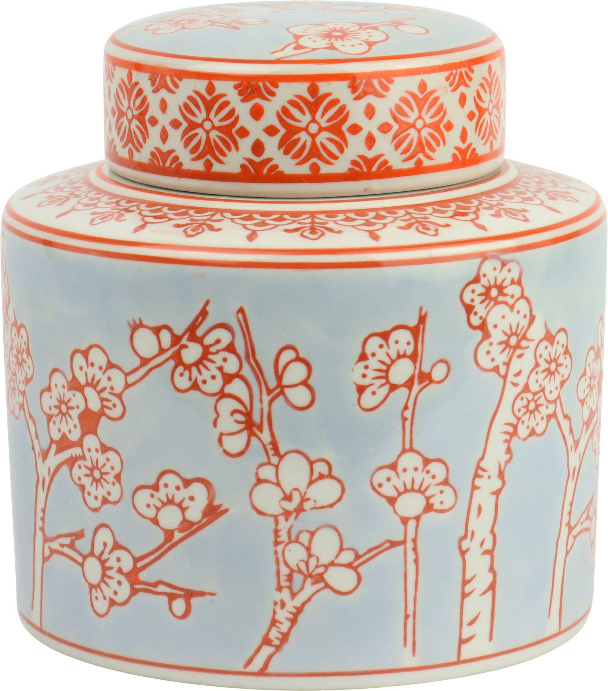 DECKELDOSE Ming Hellblau - Blau, Keramik (16/16/16cm) - FURNARO
