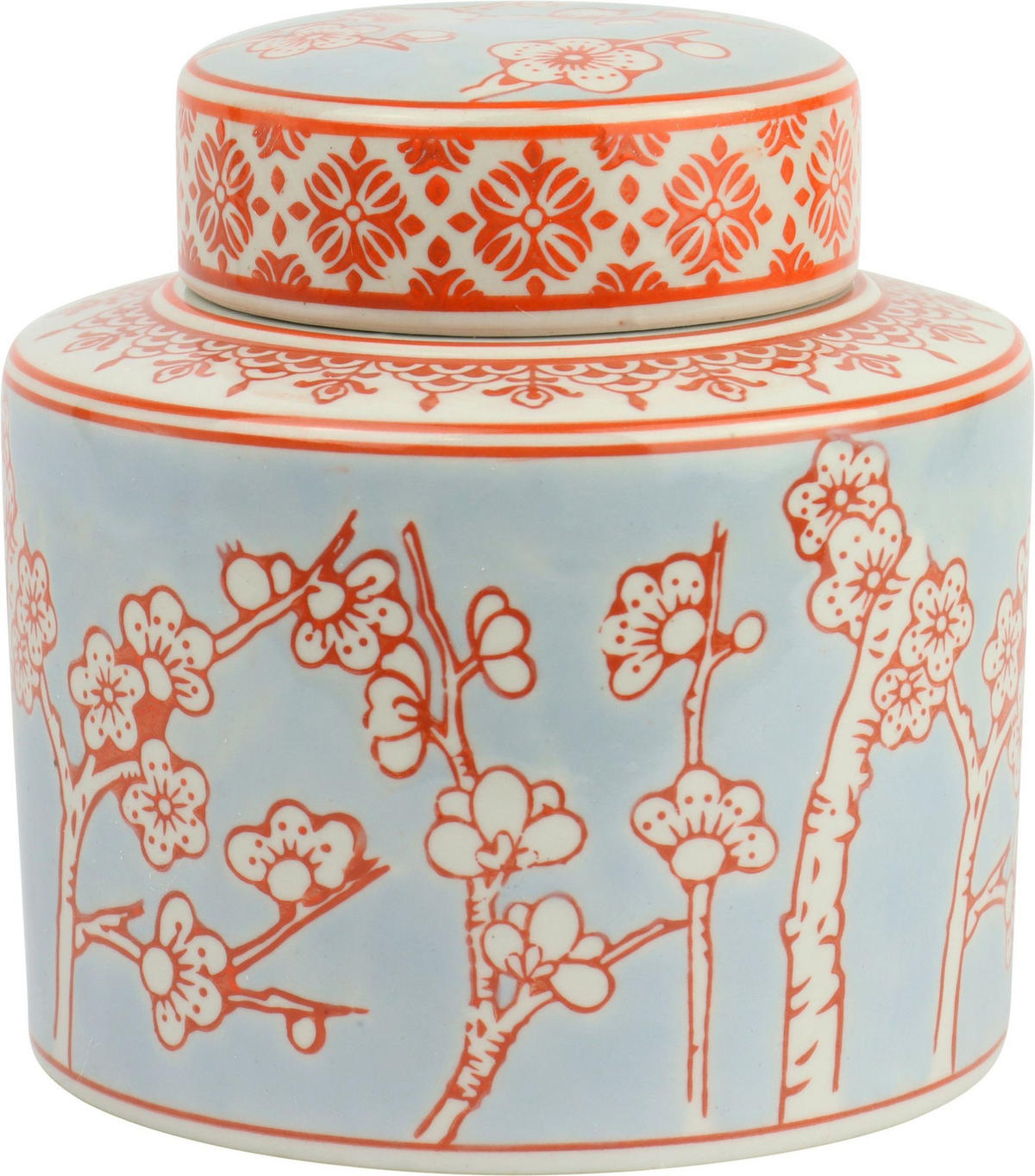 DECKELDOSE Ming Hellblau - Blau, Keramik (16/16/16cm) - FURNARO