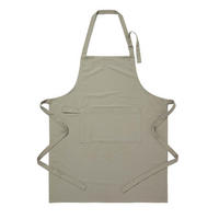 KOCHSCHÜRZE 80/85 cm, 100% Baumwolle - Grau, Textil (80/85cm) - Homescapes