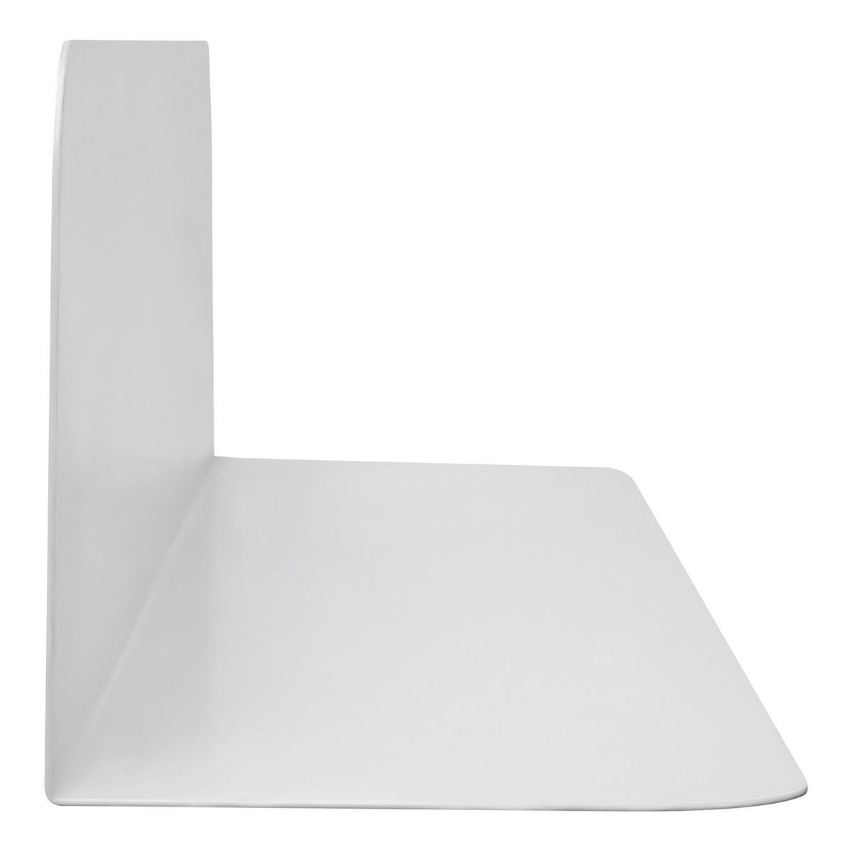 WANDBOARD - Eisen - Weiß, Metall (80/15/15cm) - home24