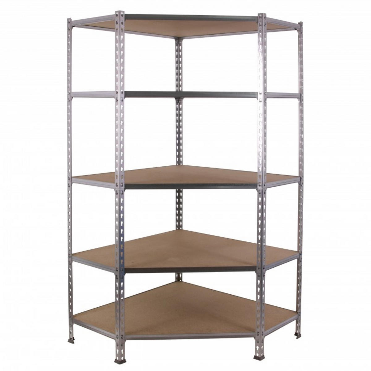 ECKREGAL Muli HxBxT 180 x 90 x 30 cm 5 Fachböden Fachlast 200 kg Verzinkt - Silberfarben, Metall (90/180/30cm) - PROREGAL
