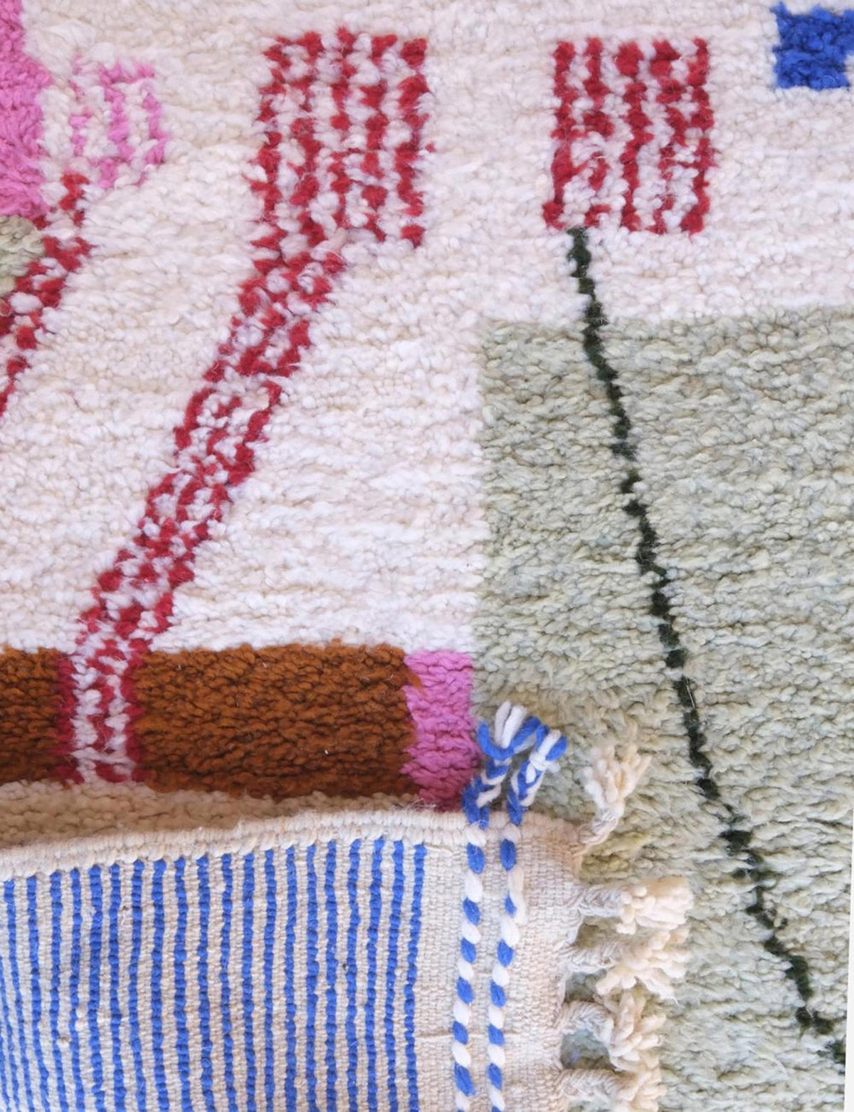 BERBERTEPPICH aus reiner Wolle 100x 552 cm - Multicolor, Naturmaterialien (100/552cm) - AFK Living