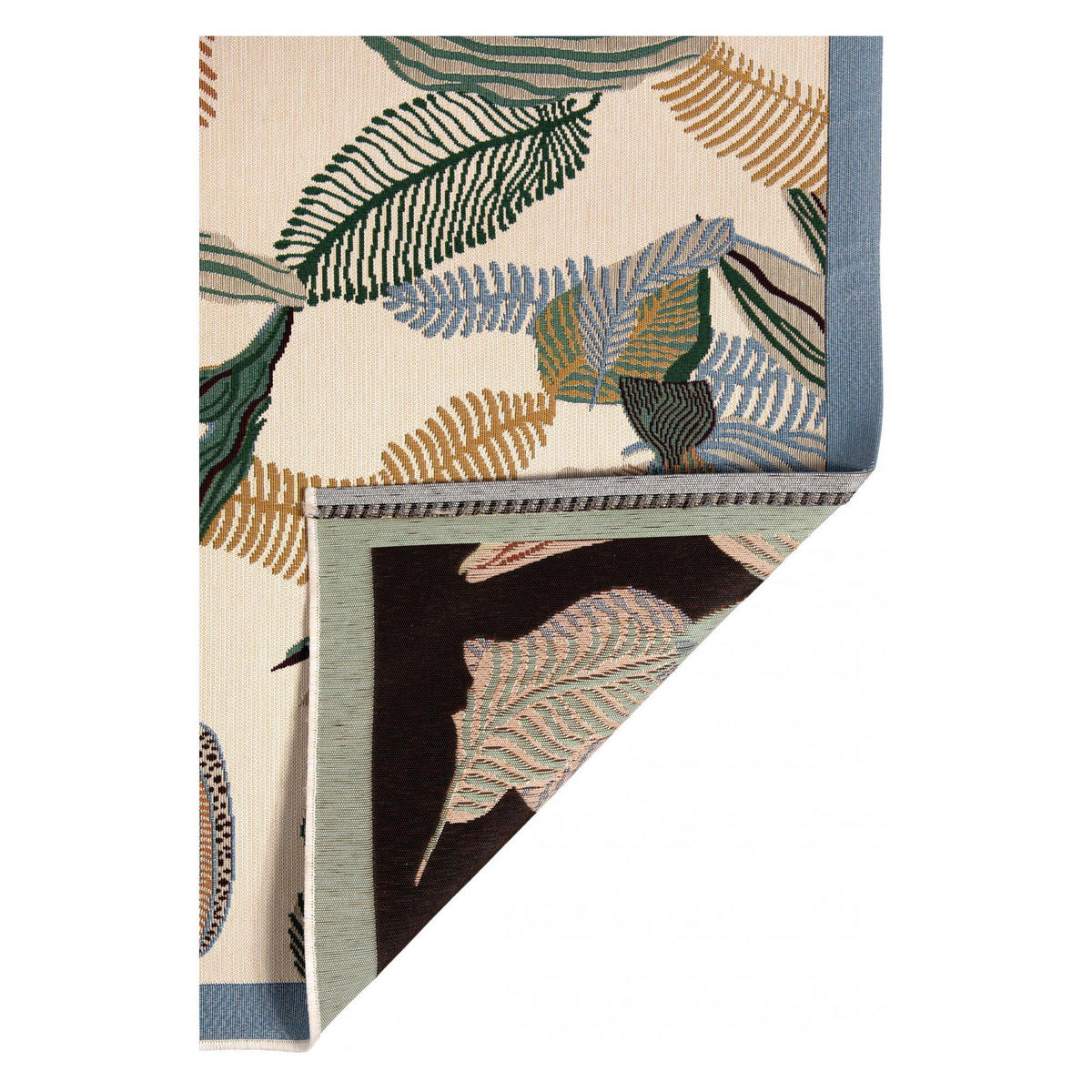 OUTDOOR-TEPPICH Dori lagunenblau 160 x 230 x 1 cm - Türkis, Textil (160/230cm) - Vivaraise