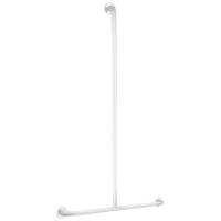 HANDLAUF Basic T-Form Ø32 1.150x500 mm pulverbeschichtet weiß - Weiß, Metall (14/8.5/118cm) - Delabie