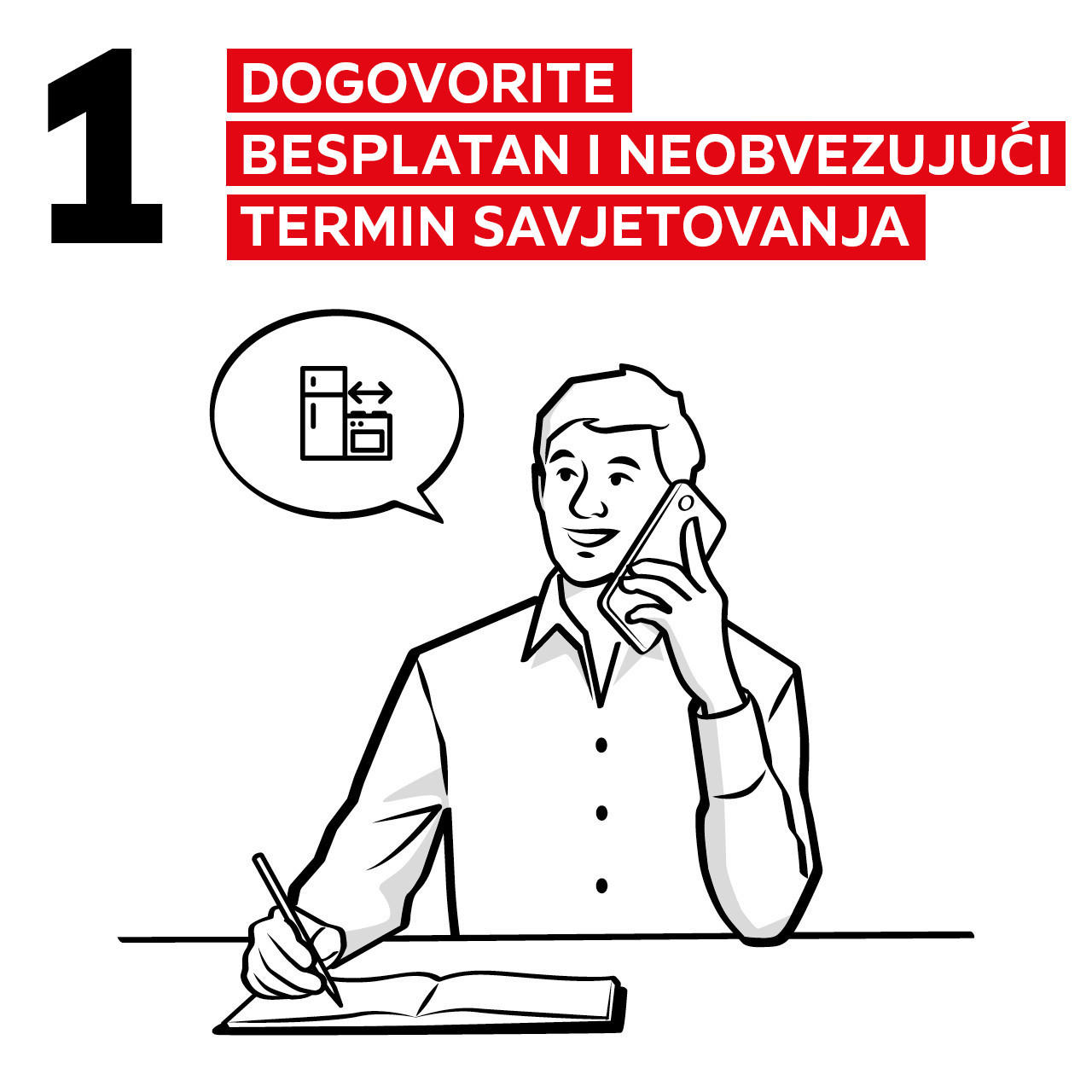 dogovorite besplatan i neobvezujući termin savjetovanja
