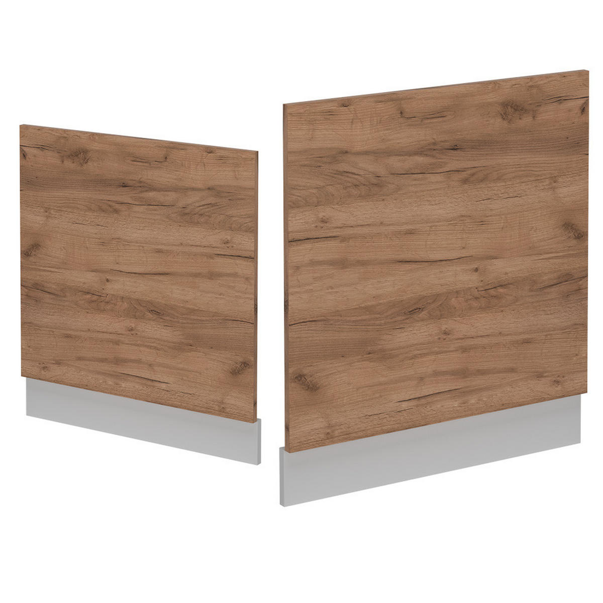 FRONTBLENDE R-Line Goldkraft Eiche 60 cm AP Anthrazit - Eiche Wotan/Weiß, Holzwerkstoff (60/57.2/1.6cm) - Vicco